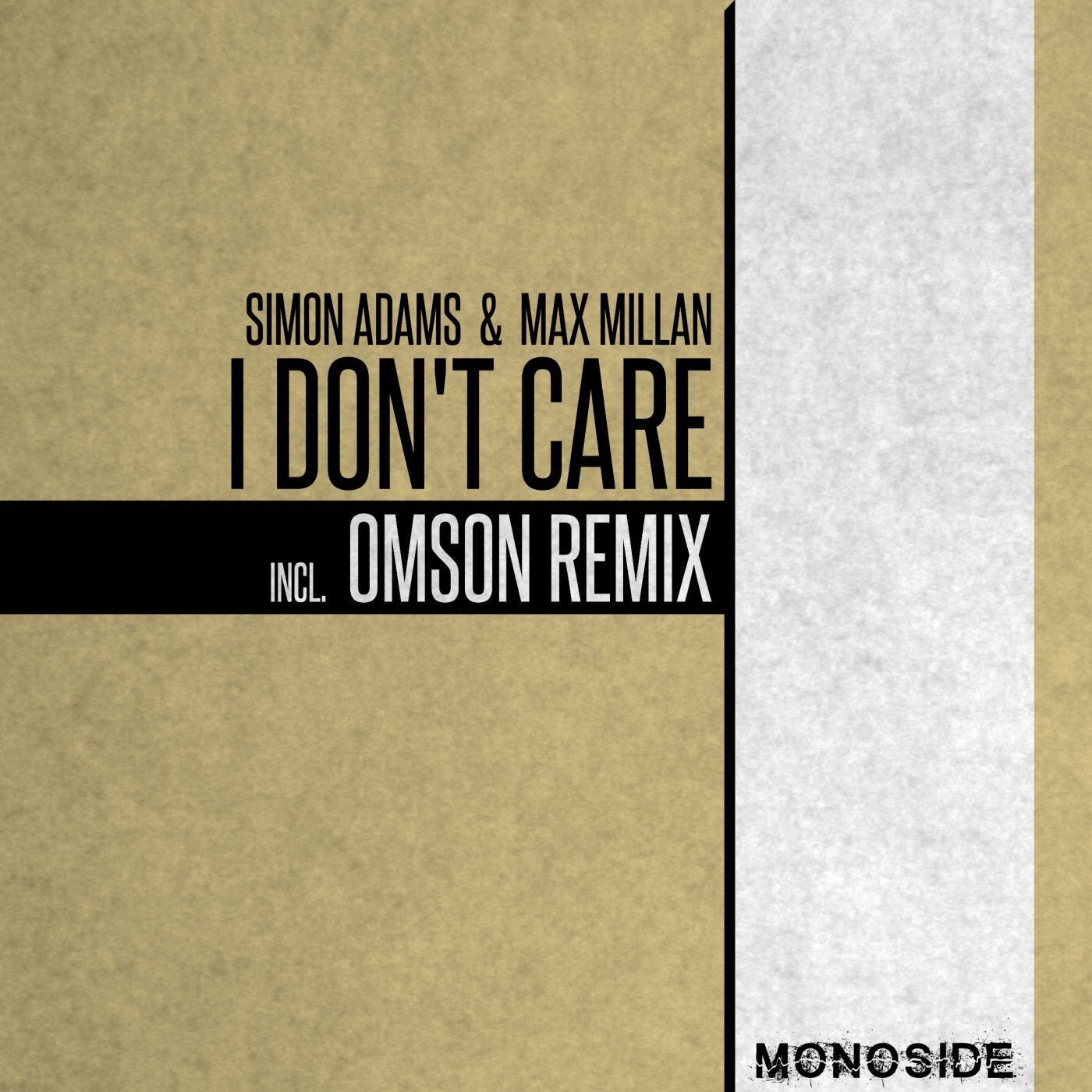 Max Millan, Simon Adams - I Don't Care [MS224]